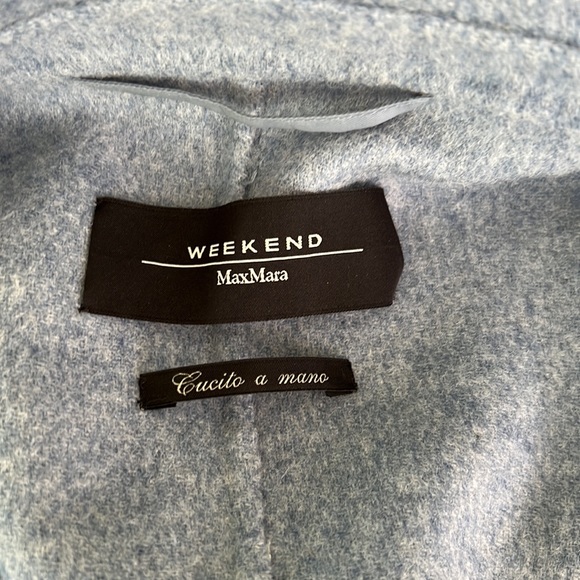 Max mara weekend light blue wool jacket - Picture 3 of 4